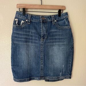 Stetson Dark Blue Denim Skirt